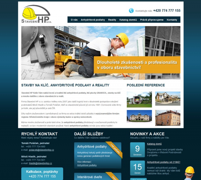 Firemní prezentace Stavební HP